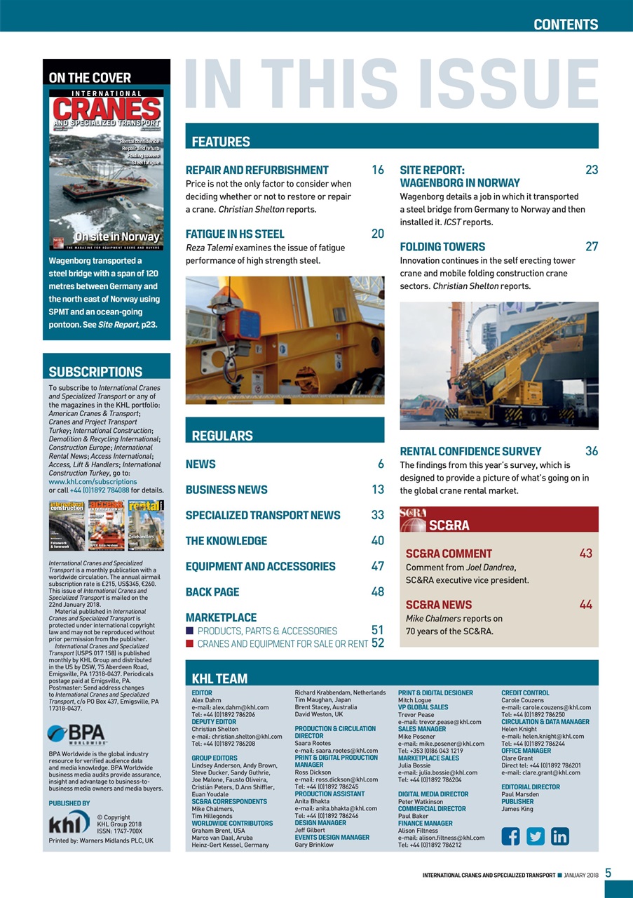 Int. Cranes and Specialized Transp Preview Pages