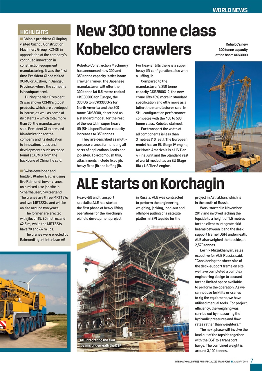 Int. Cranes and Specialized Transp Preview Pages