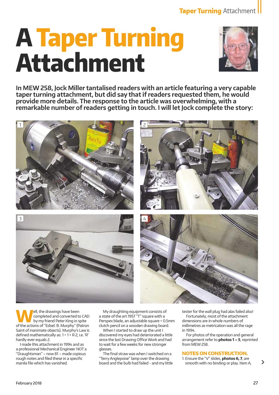 Model Engineer & Workshop Magazine Preview Pages