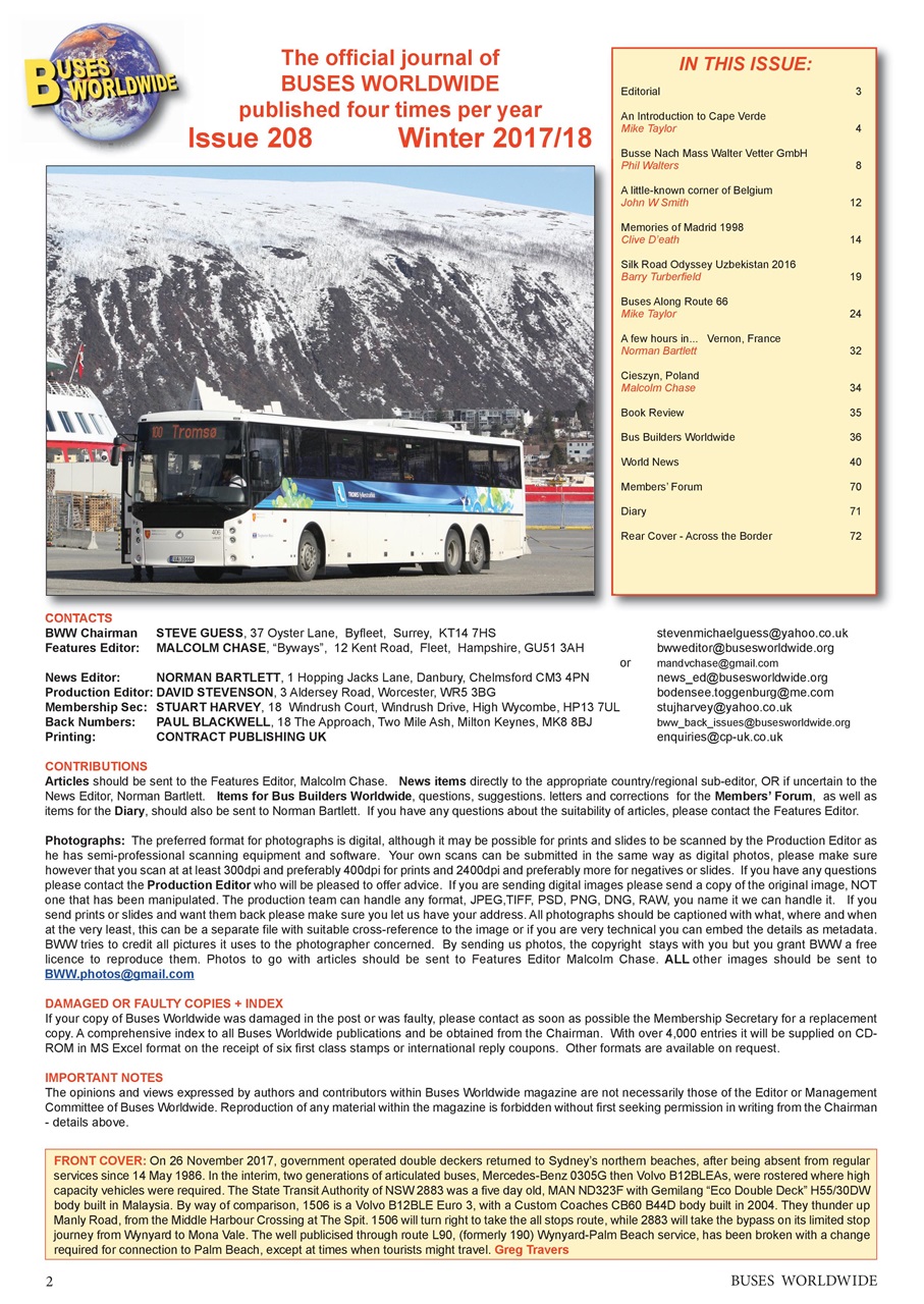 Buses Worldwide Preview Pages
