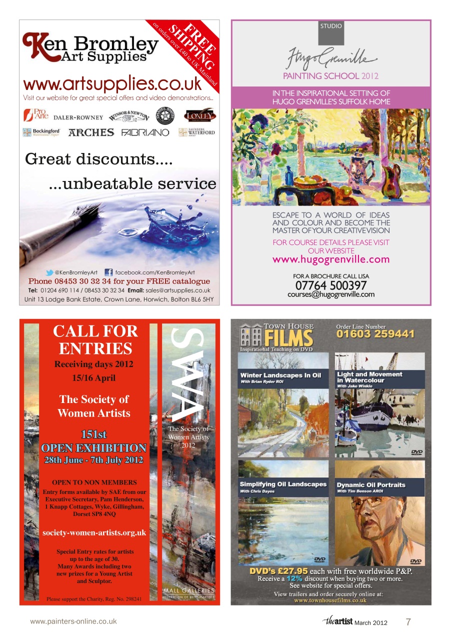 The Artist Preview Pages