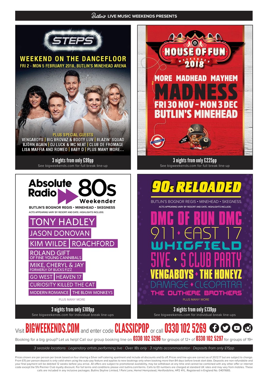 Classic Pop Preview Pages