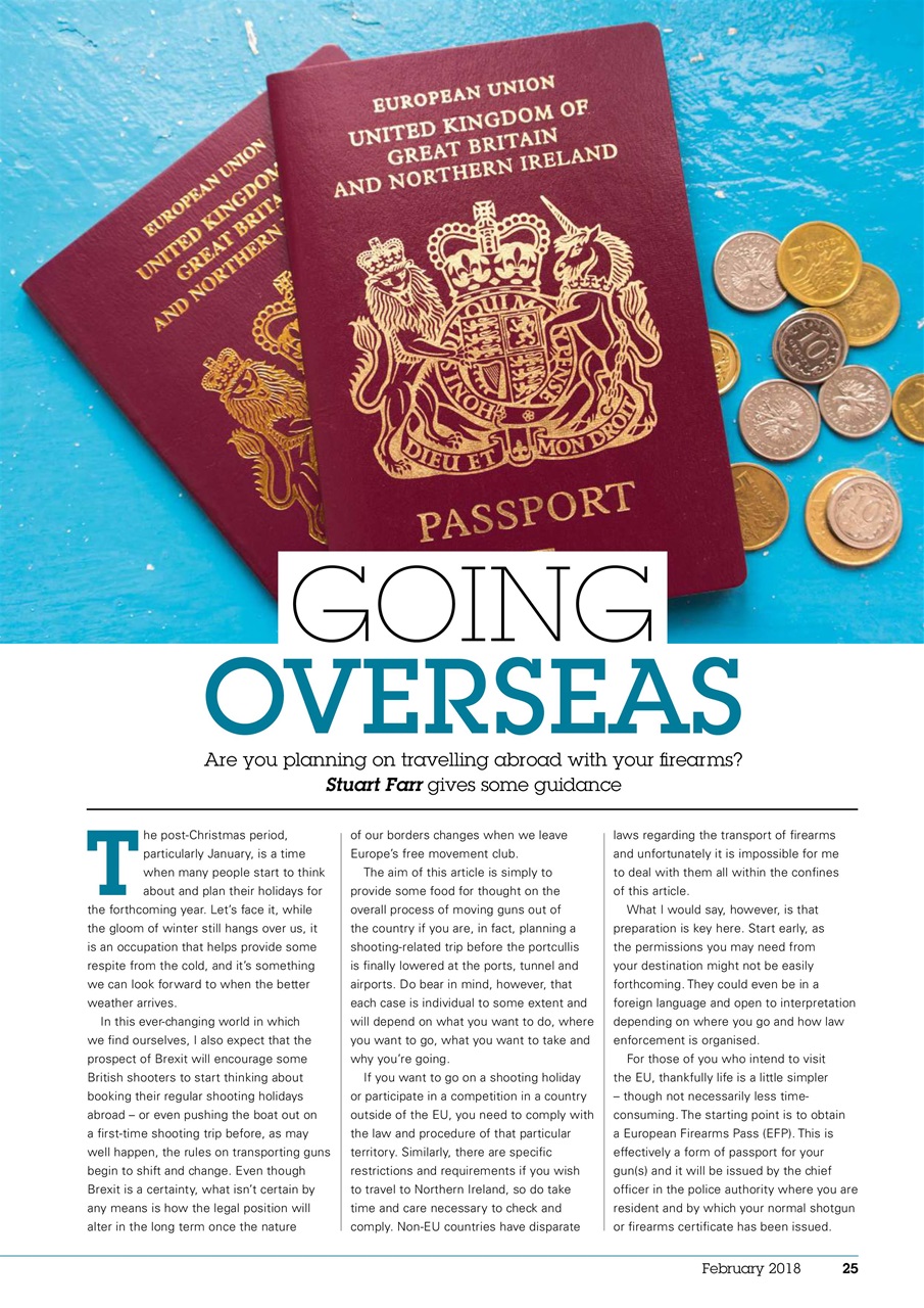 Clay Shooting Preview Pages