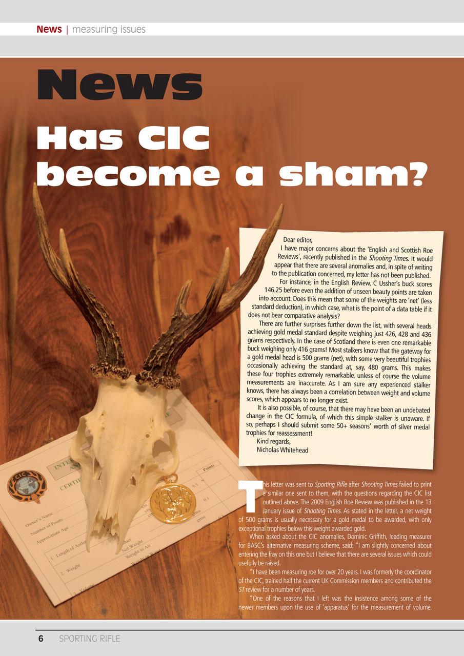 Sporting Rifle Preview Pages