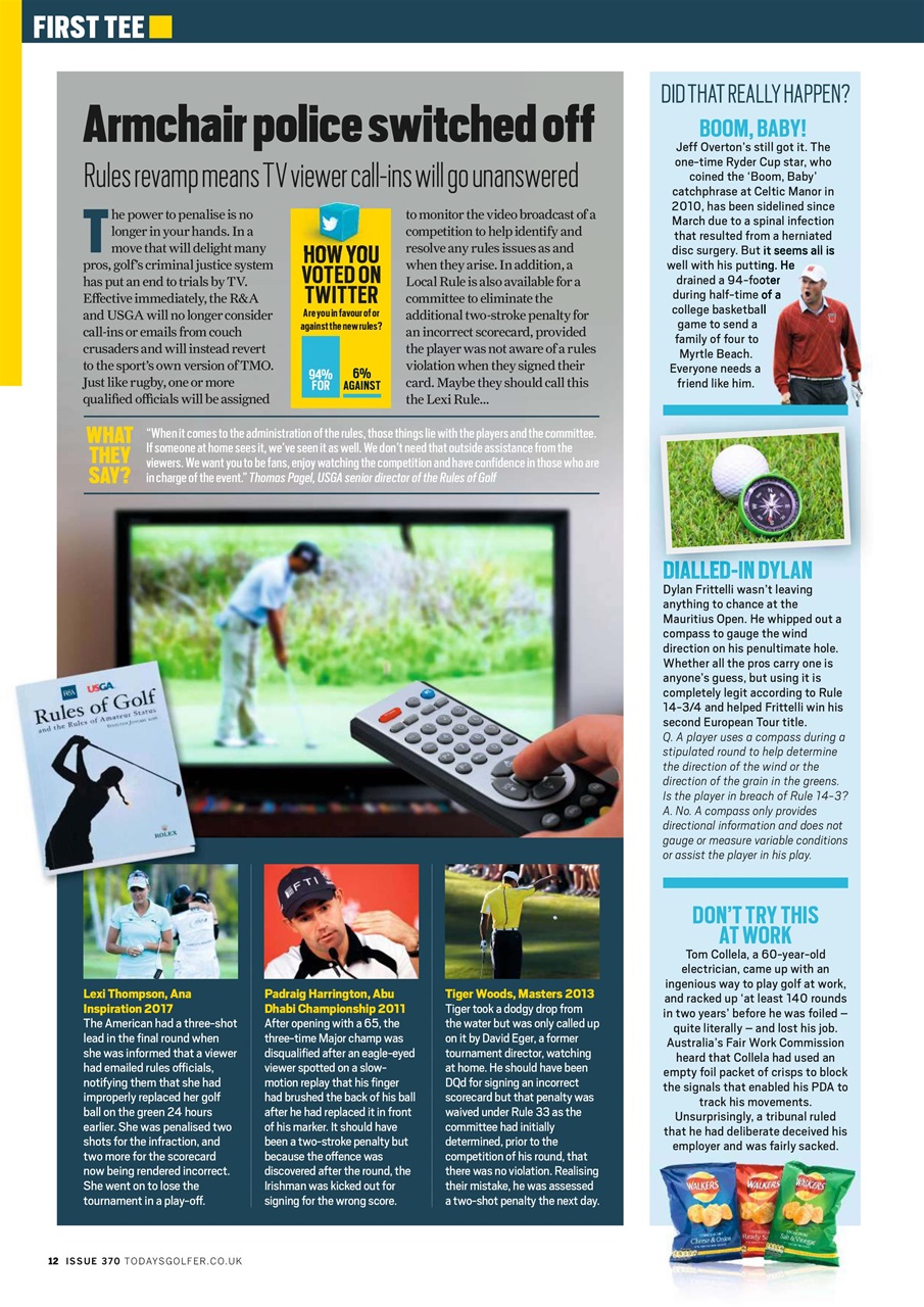 Today's Golfer Preview Pages