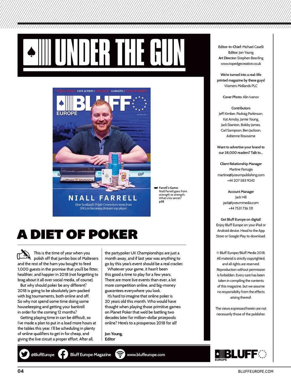 Bluff Europe Preview Pages