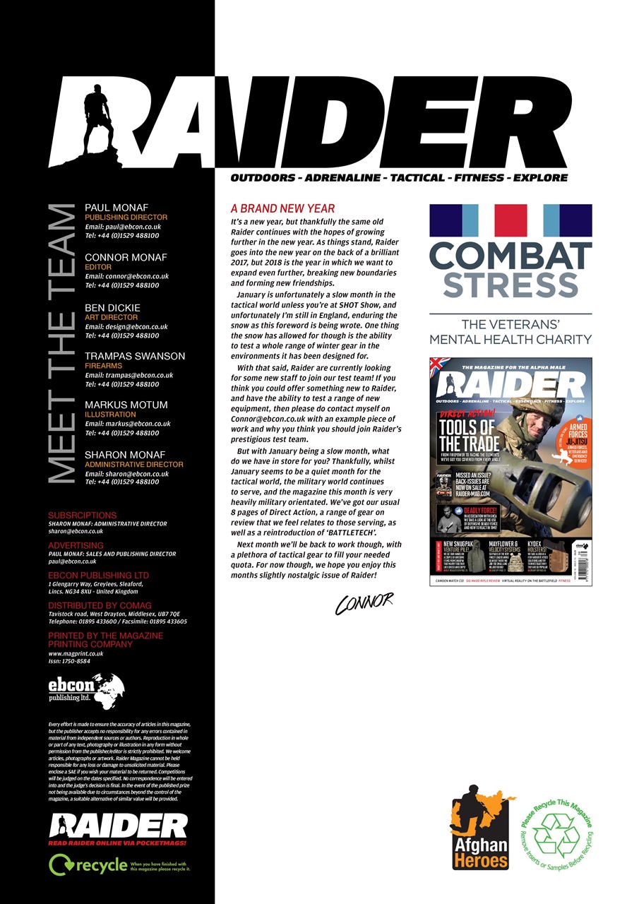 Raider Preview Pages