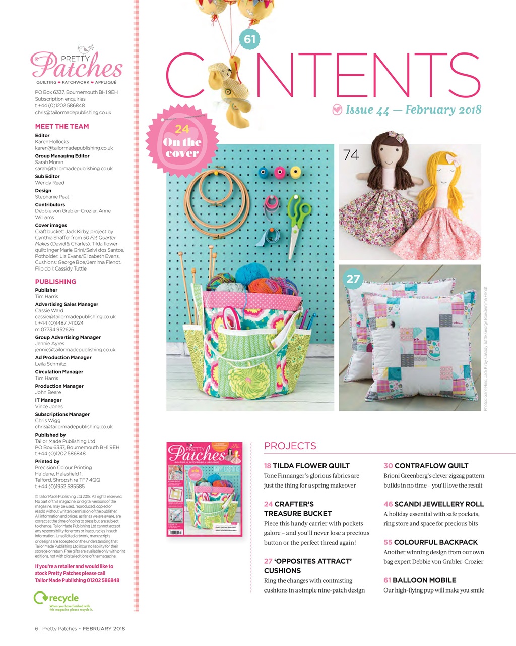 Pretty Patches Magazine Preview Pages