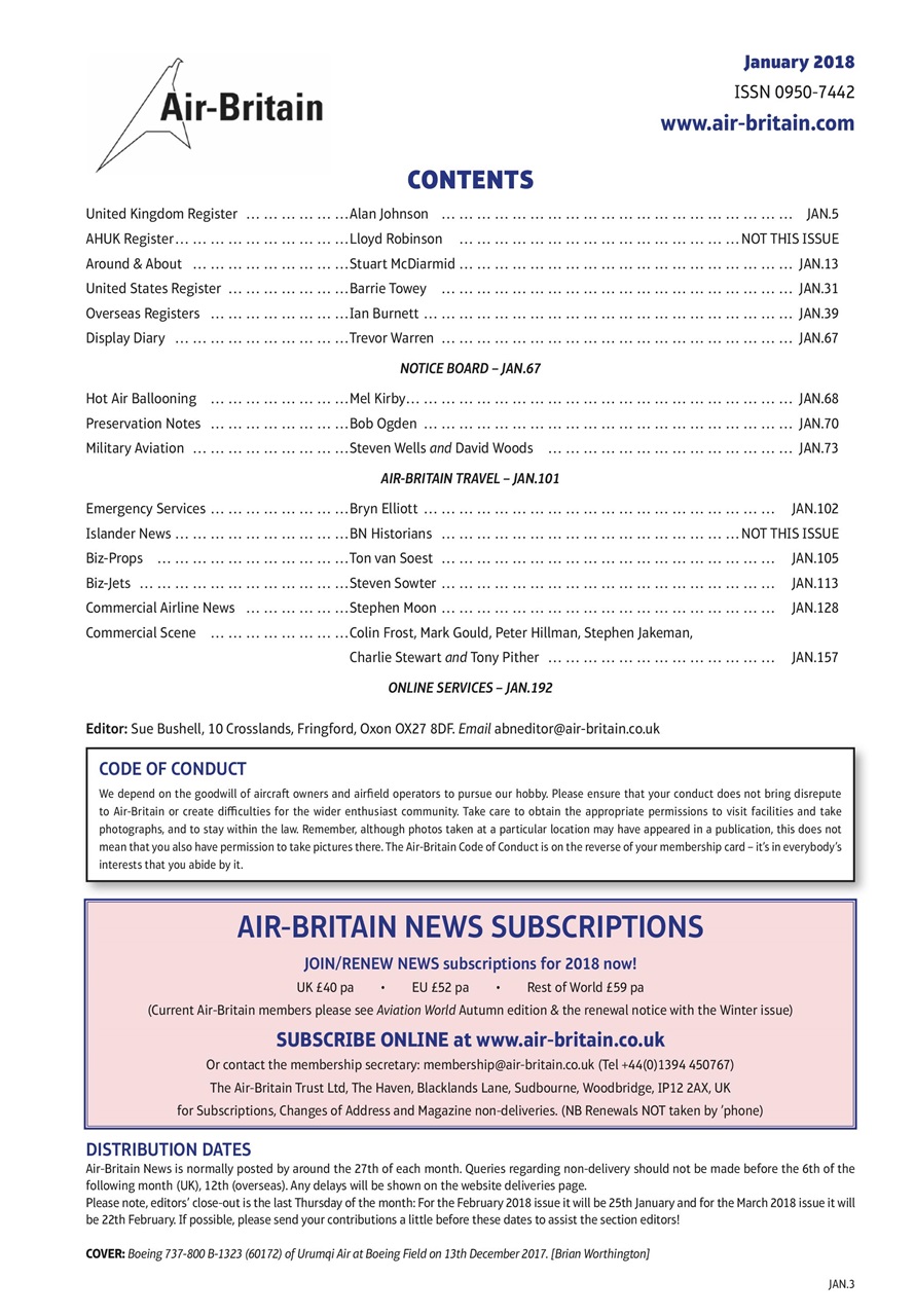 Air Britain News Preview Pages