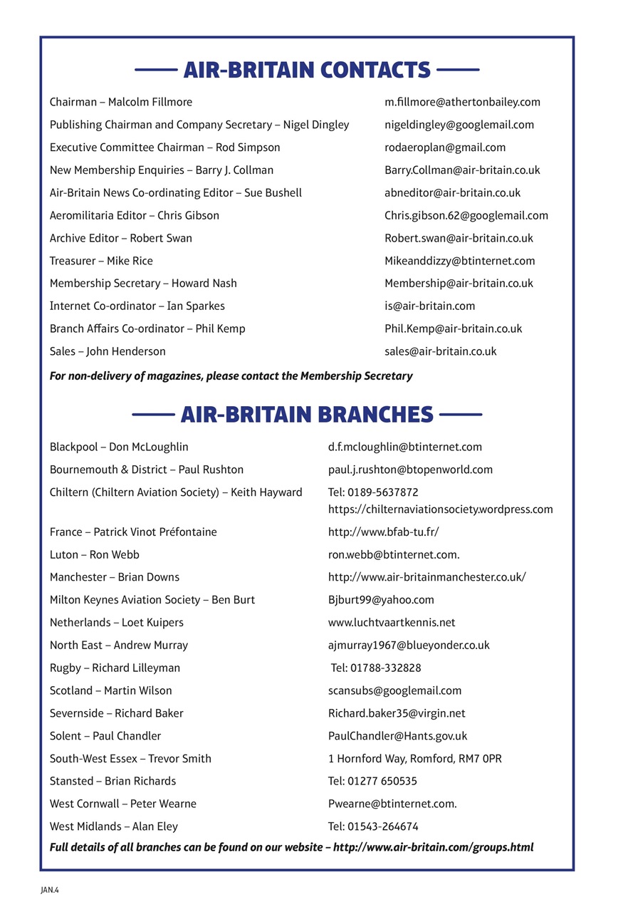 Air Britain News Preview Pages