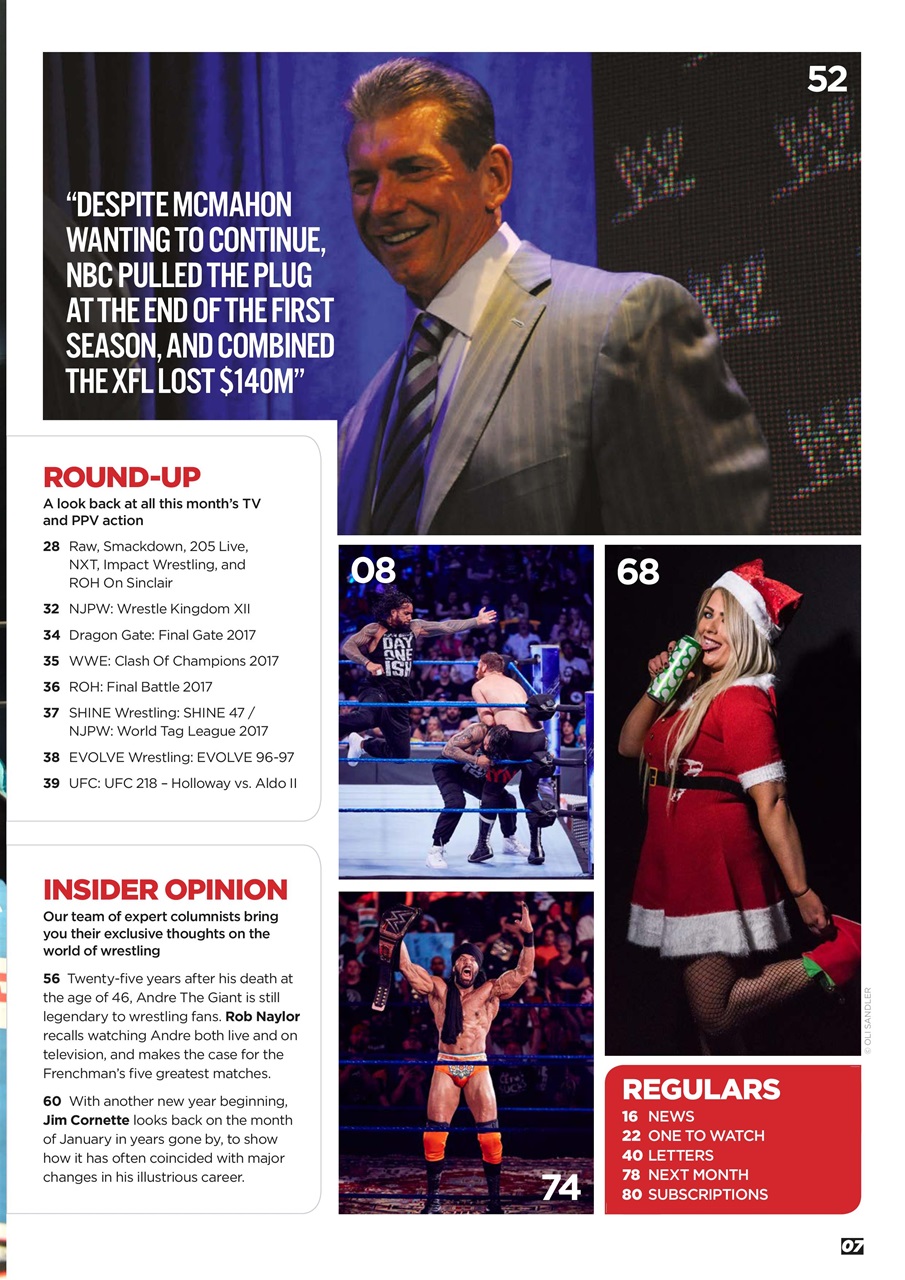 Wrestletalk Magazine Preview Pages