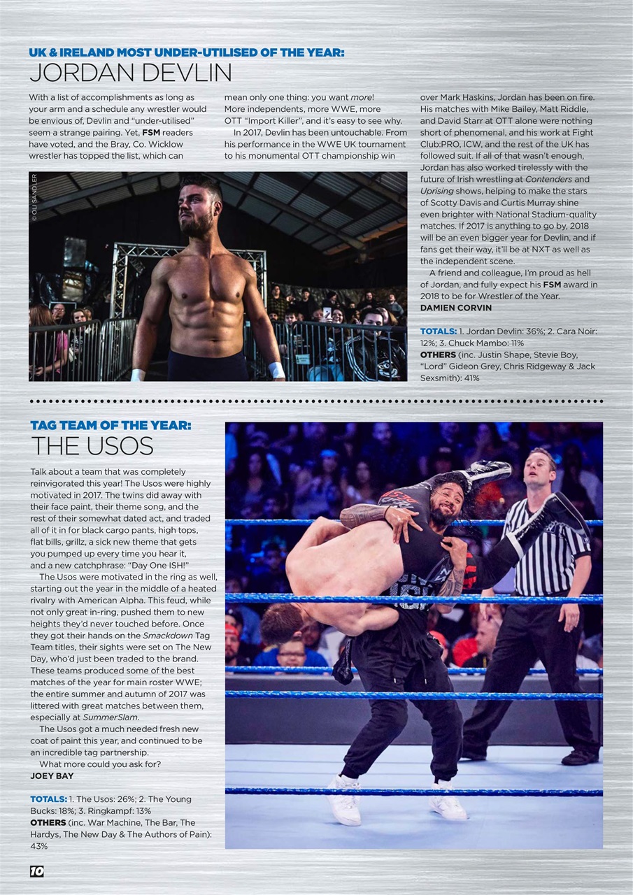 Wrestletalk Magazine Preview Pages