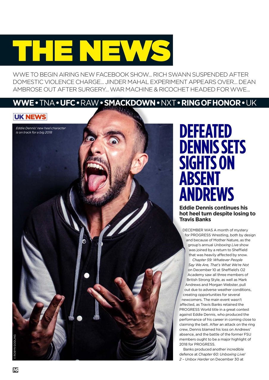 Wrestletalk Magazine Preview Pages