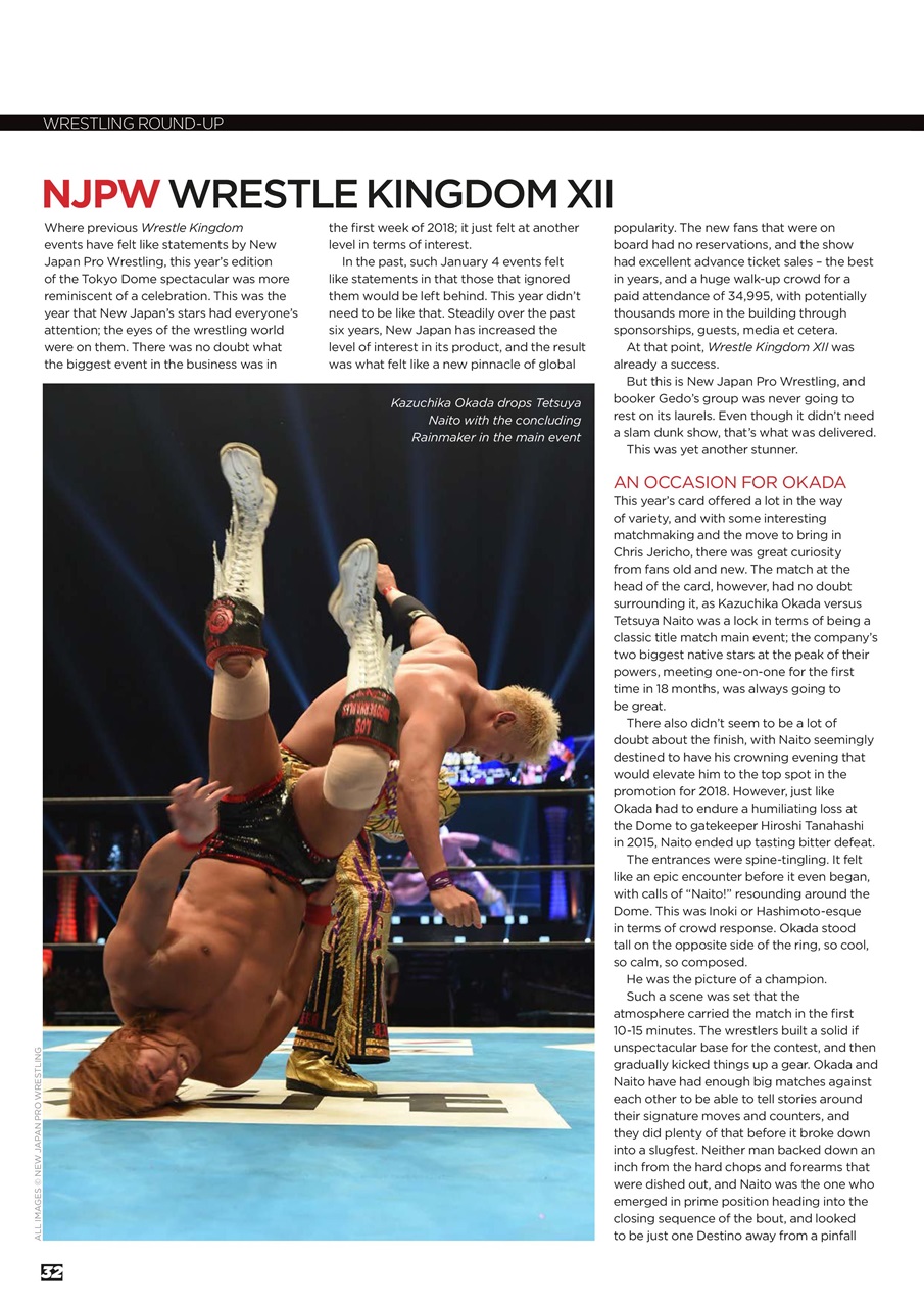 Wrestletalk Magazine Preview Pages