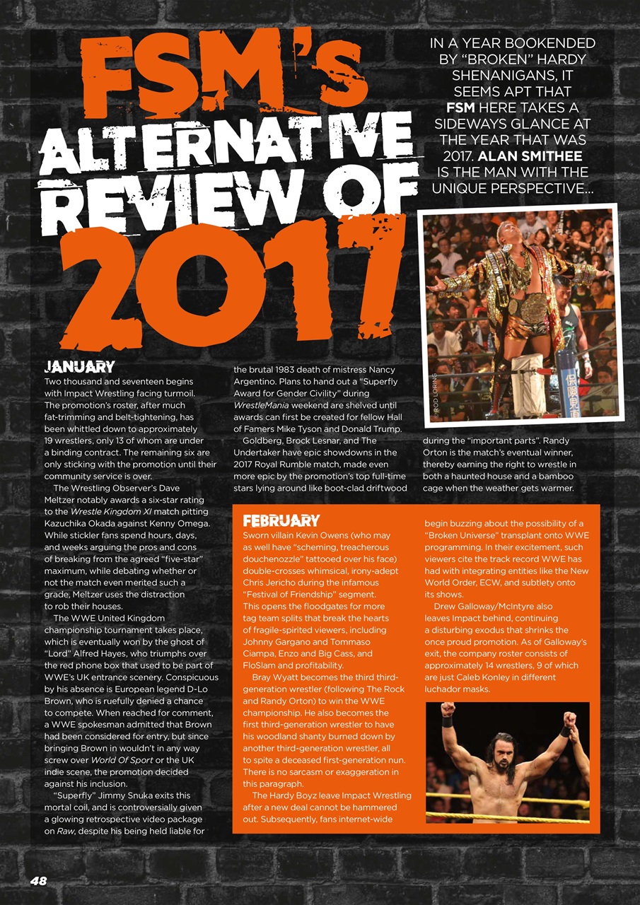 Wrestletalk Magazine Preview Pages