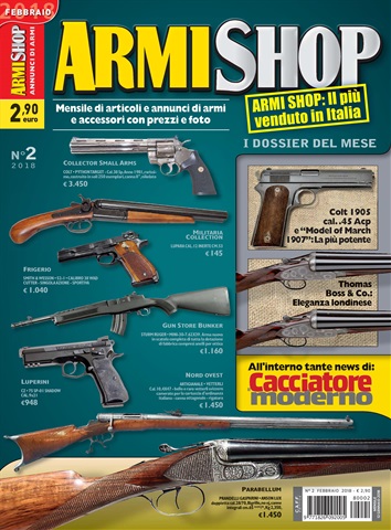 ARMI SHOP issue  Febbraio 2018