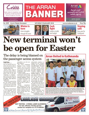Arran Banner issue 20th January 2018