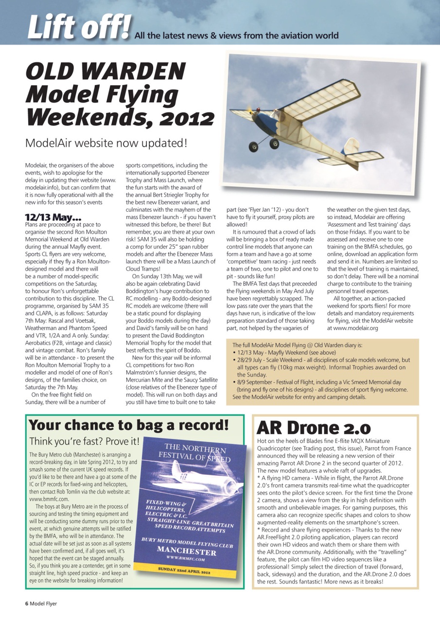 Radio Control Model Flyer Preview Pages