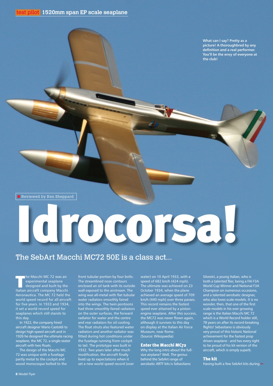 Radio Control Model Flyer Preview Pages