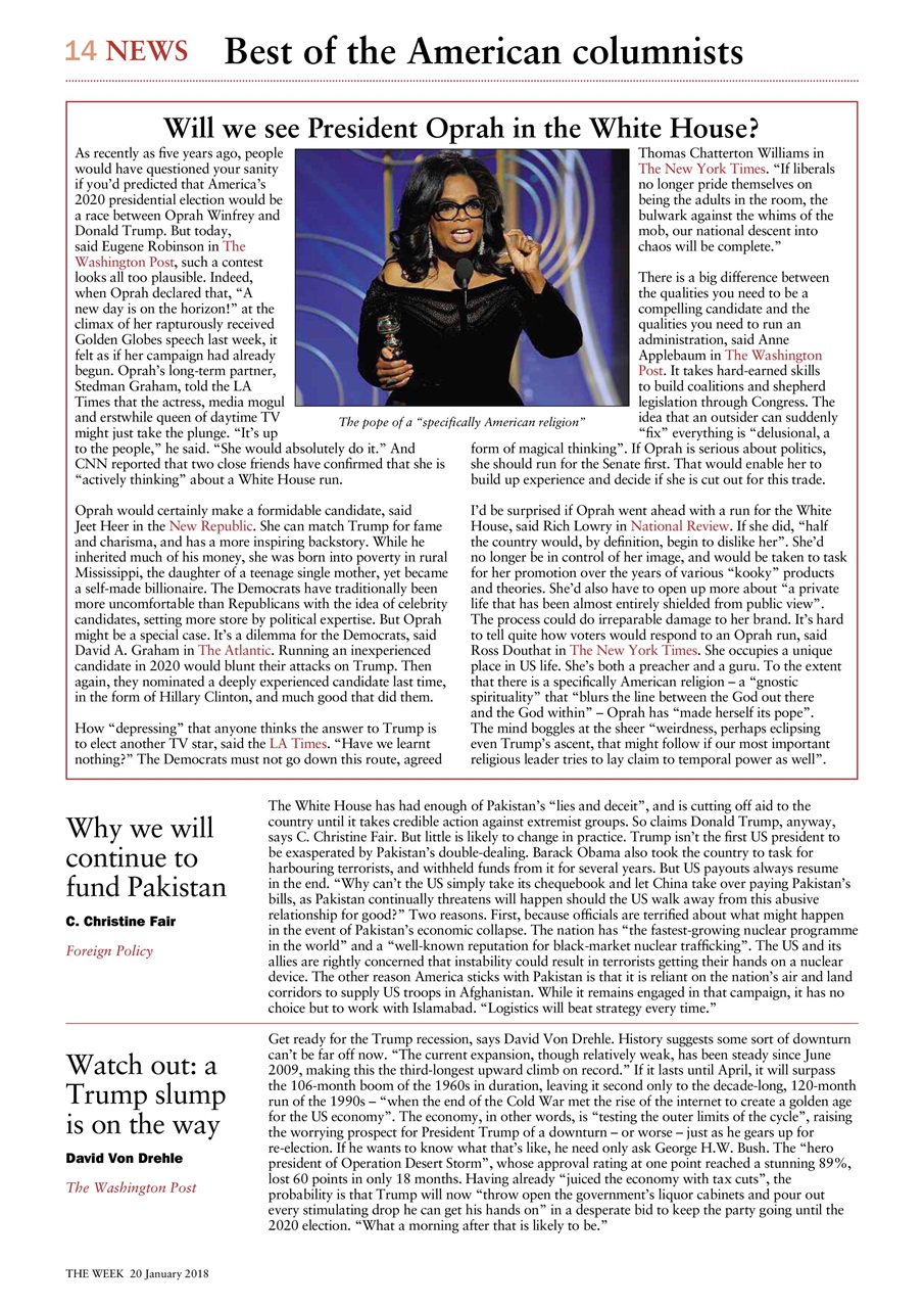 The Week Preview Pages