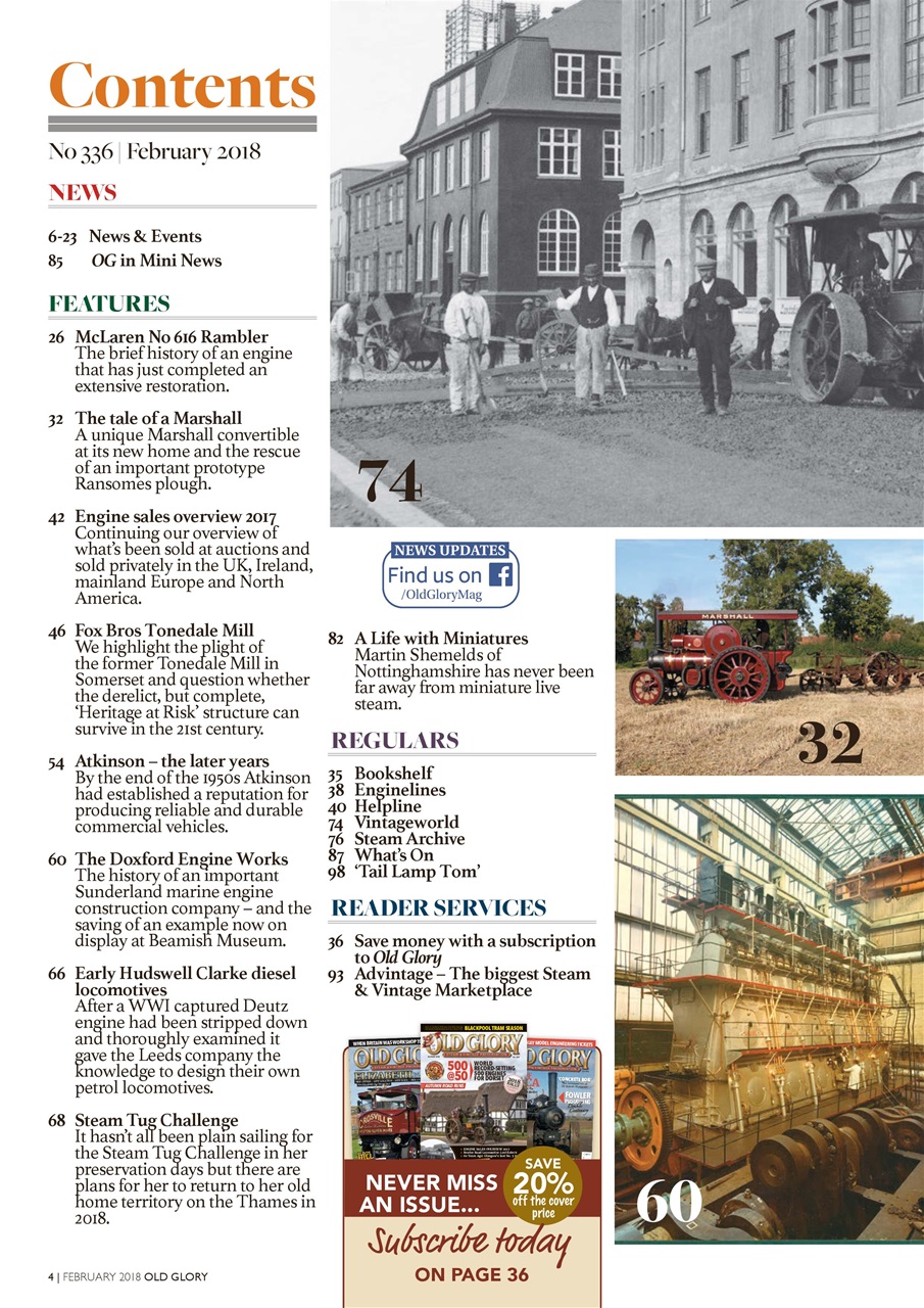 Old Glory Magazine Preview Pages