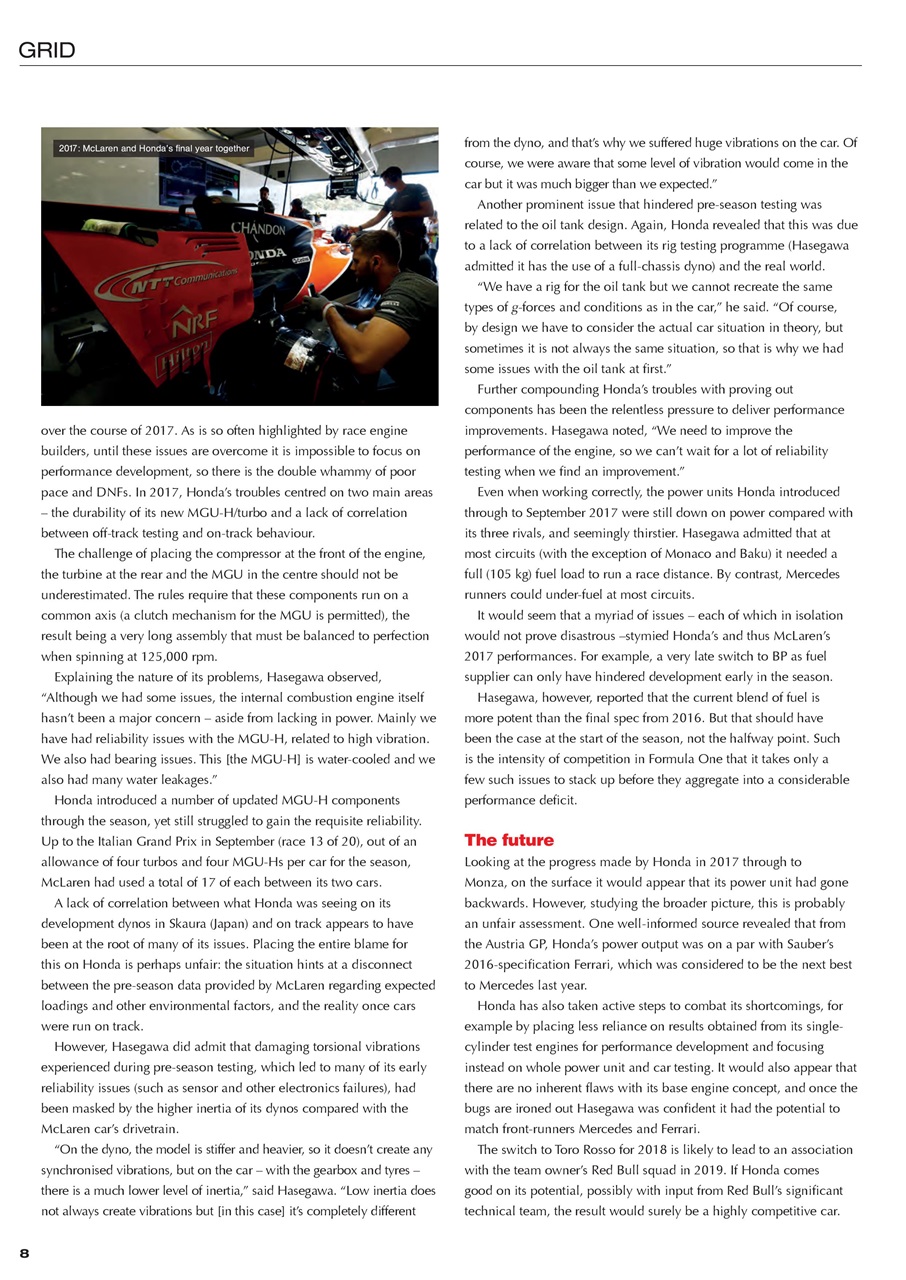 Race Engine Technology Preview Pages