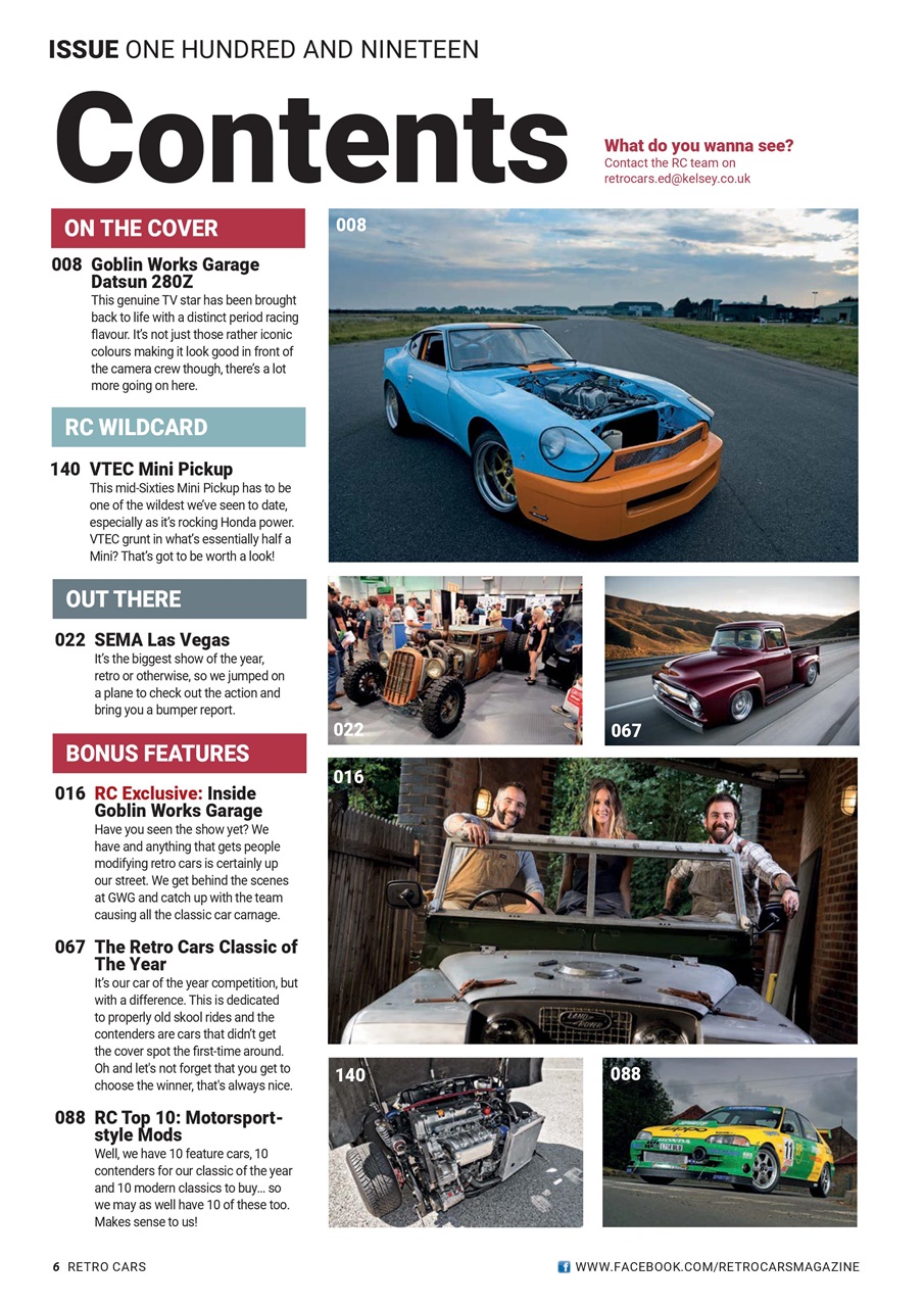 Retro Cars Preview Pages