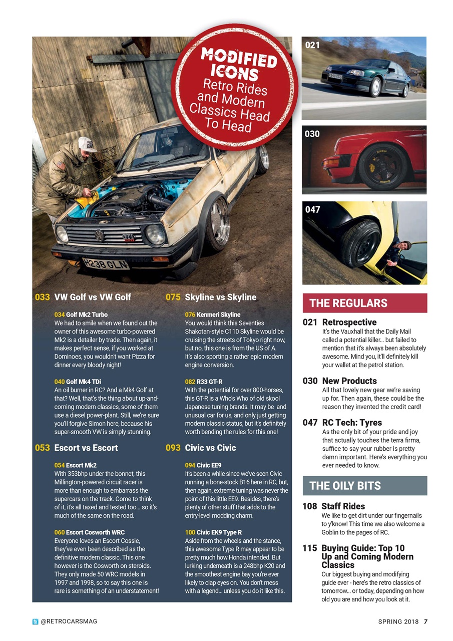 Retro Cars Preview Pages