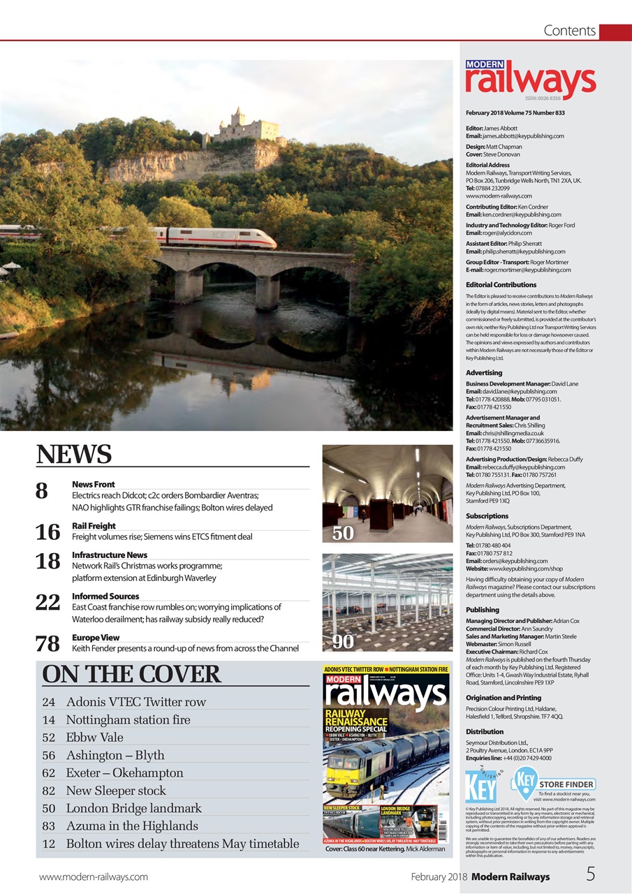 Modern Railways Preview Pages
