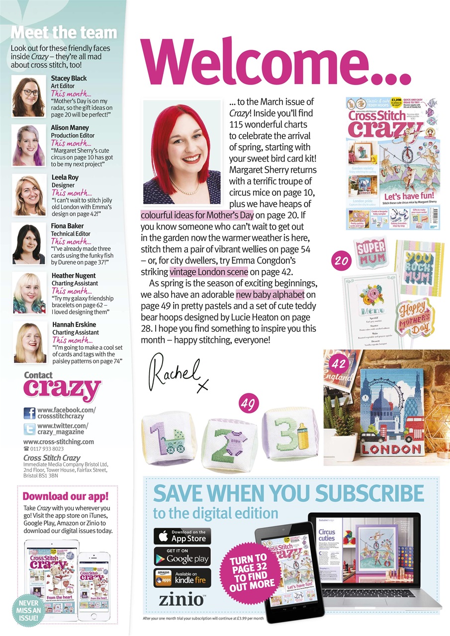 Cross Stitch Crazy Preview Pages