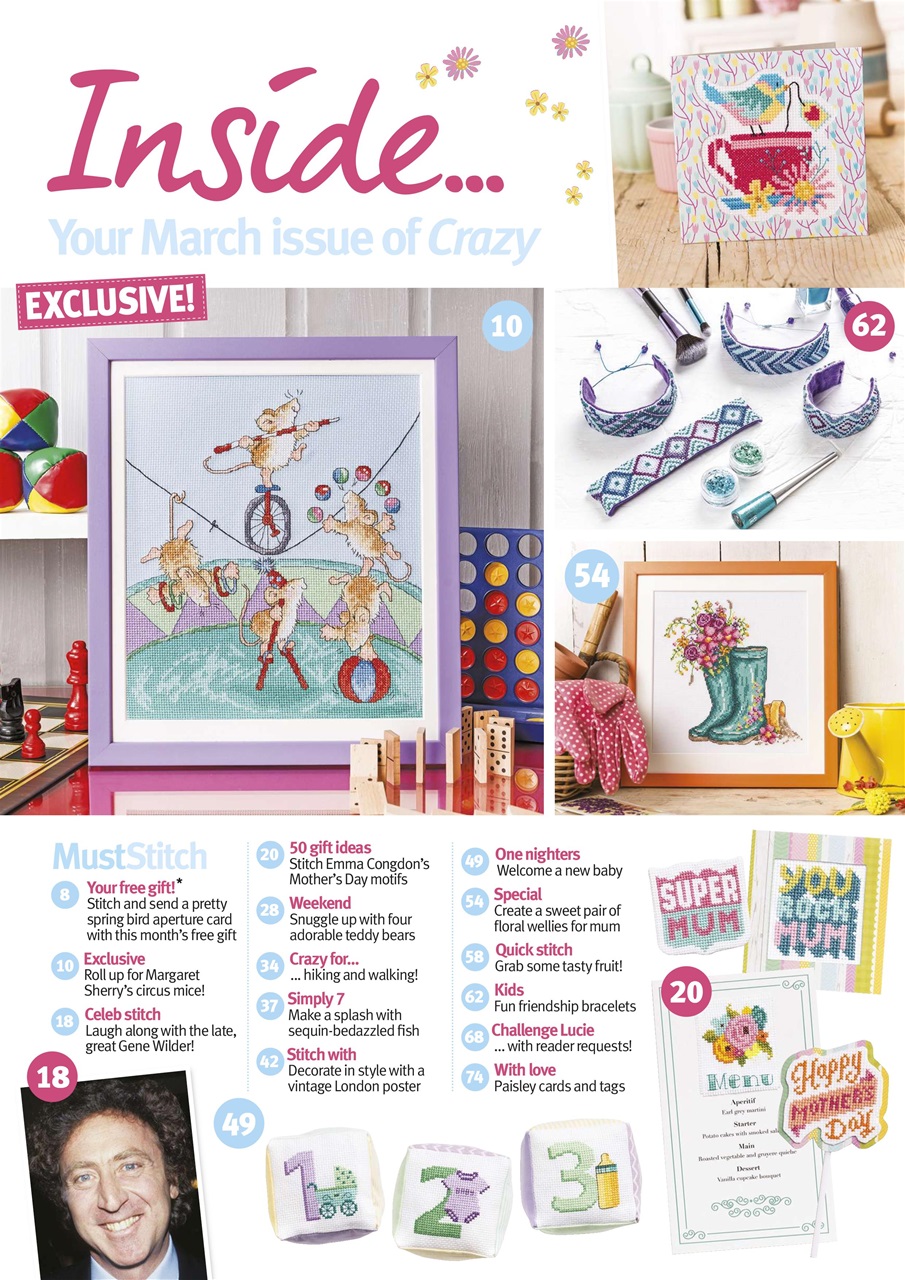 Cross Stitch Crazy Preview Pages