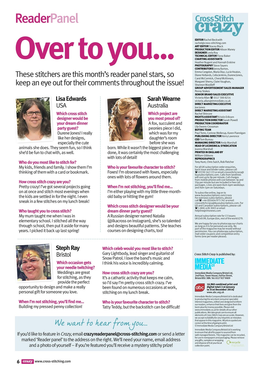Cross Stitch Crazy Preview Pages