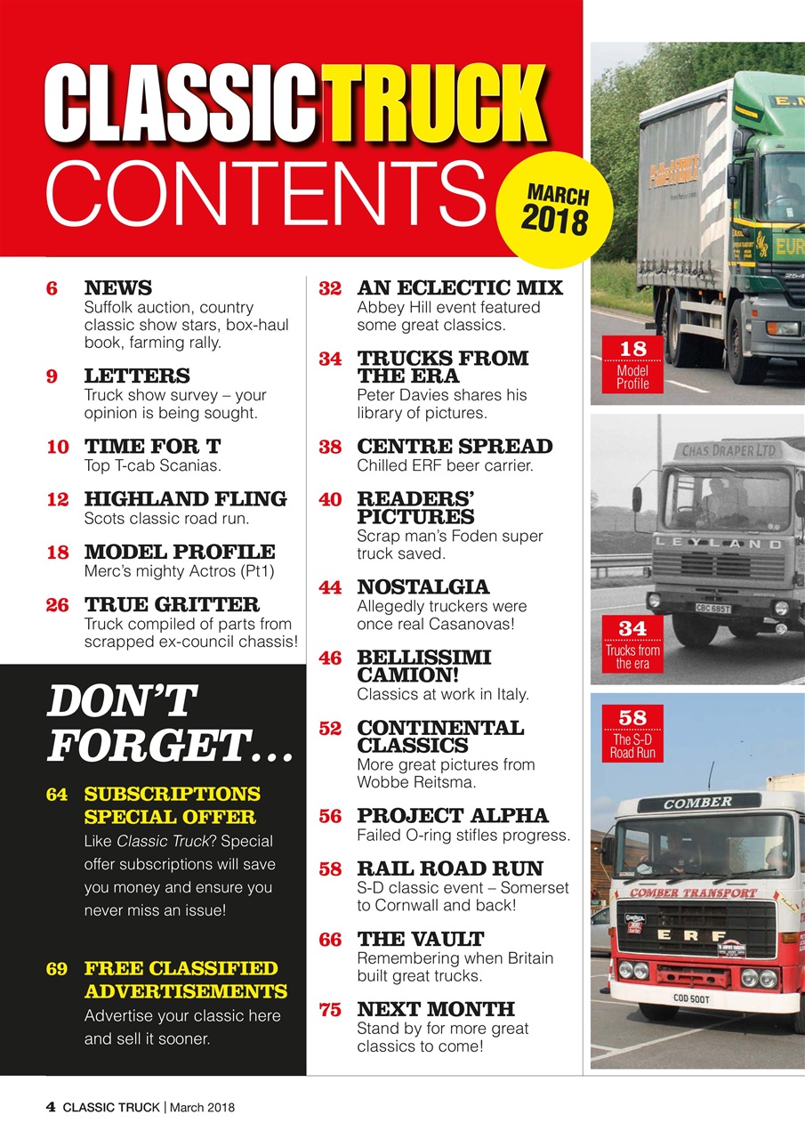 Classic Truck (OLD) Preview Pages