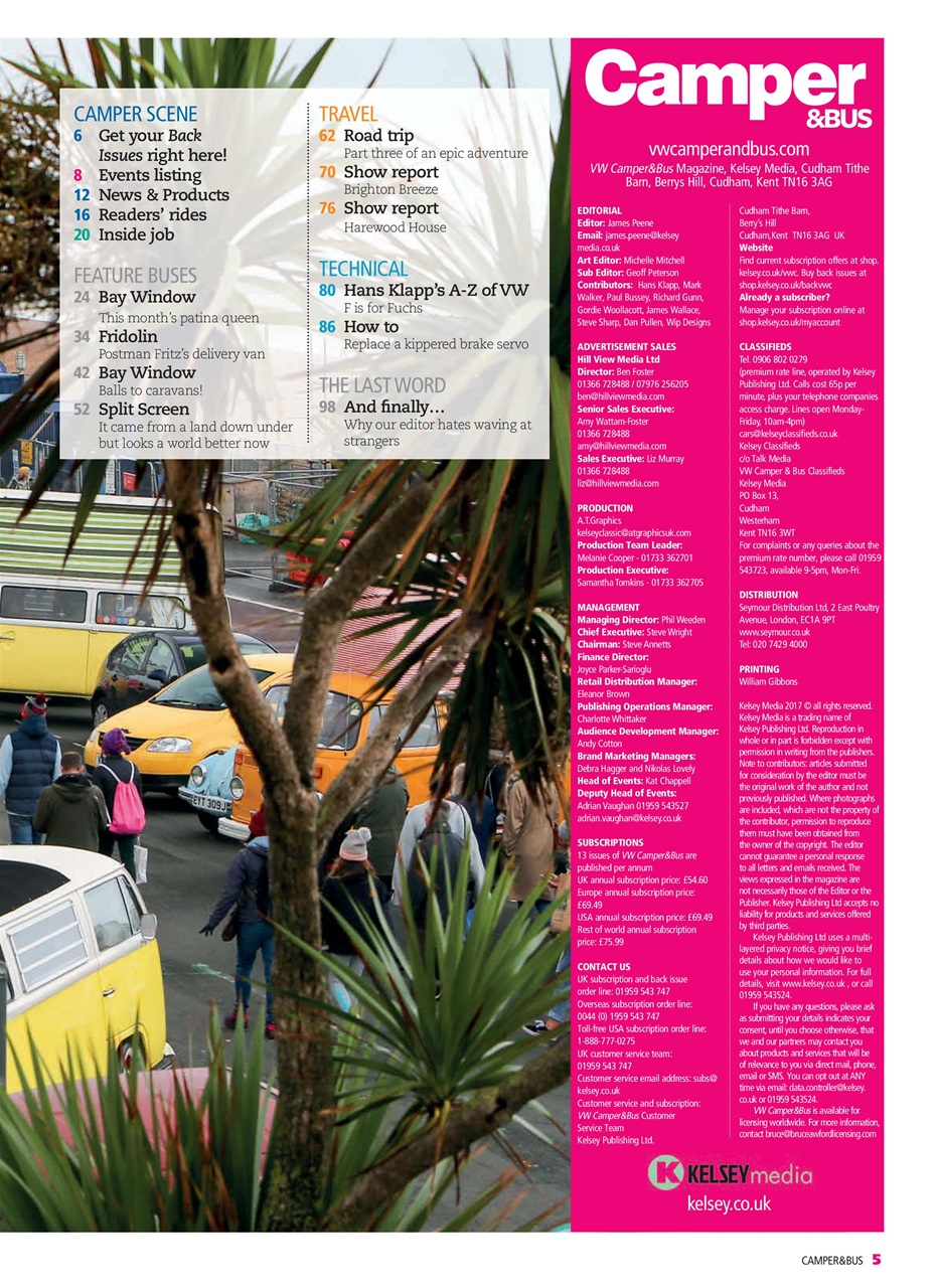 VW Camper Preview Pages