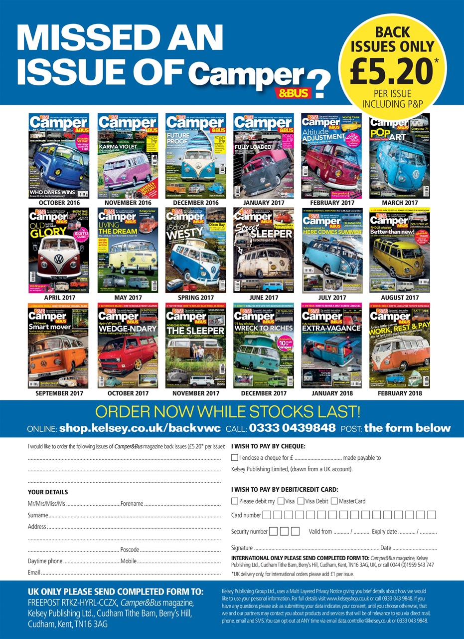 VW Camper Preview Pages