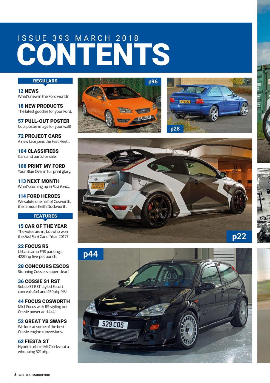 Fast Ford Preview Pages