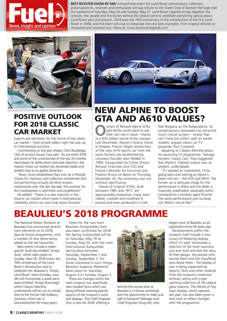 Classics World Preview Pages