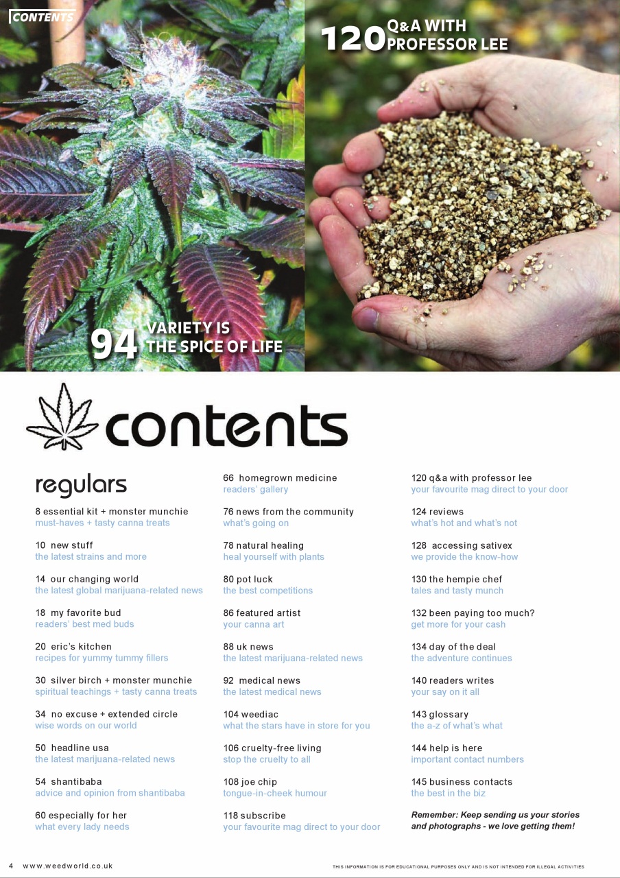 Weed World Preview Pages