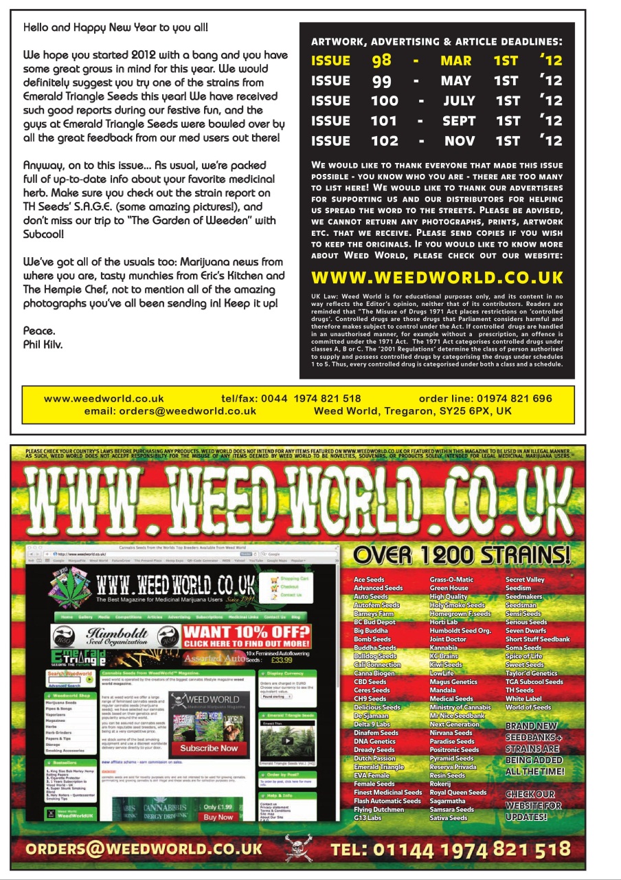 Weed World Preview Pages