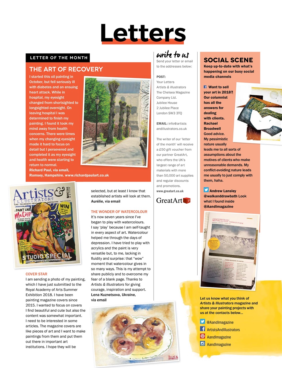 Artists & Illustrators Preview Pages