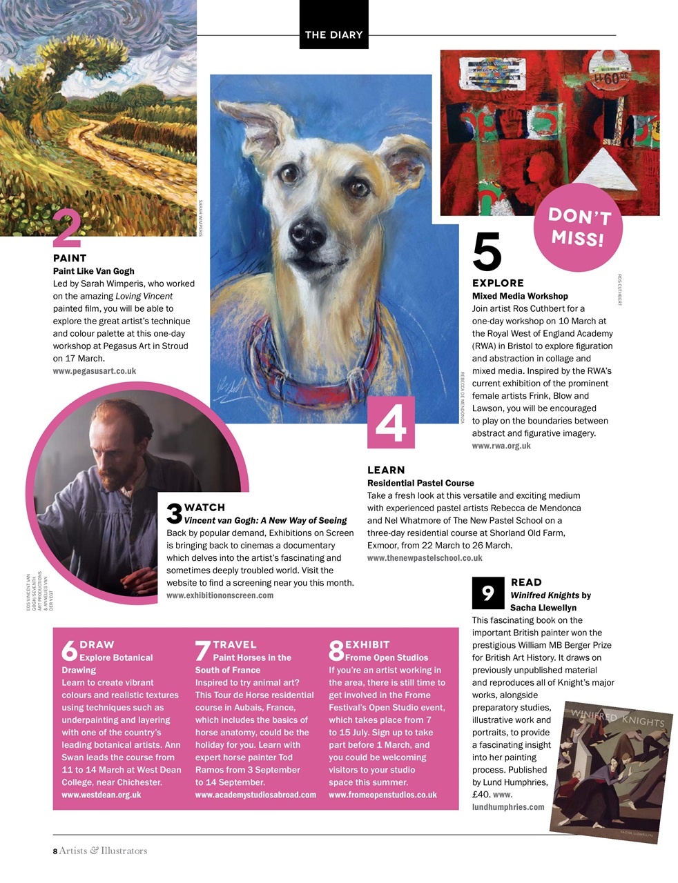 Artists & Illustrators Preview Pages