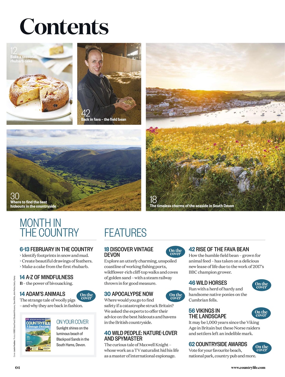 BBC Countryfile Magazine Preview Pages