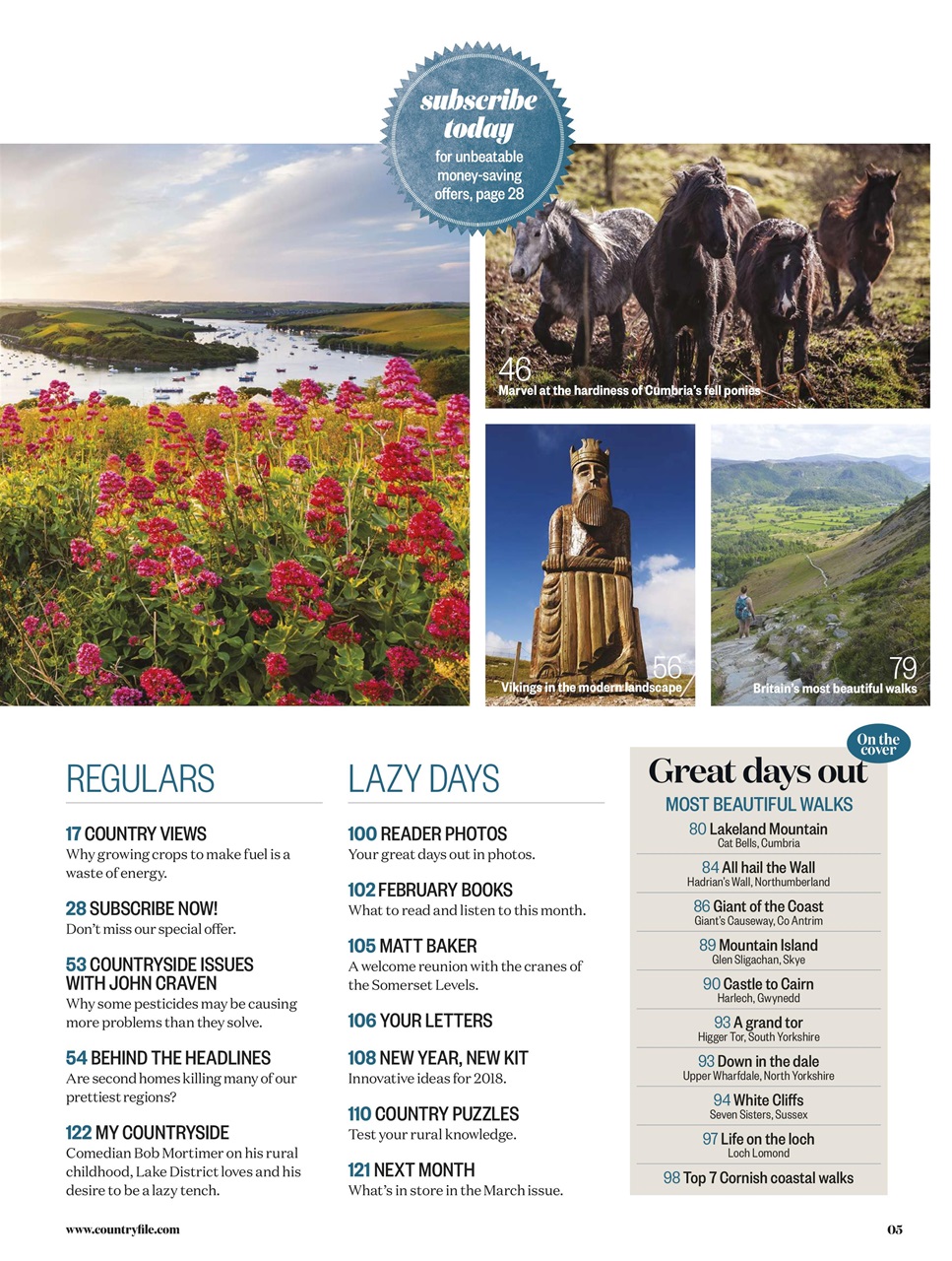 BBC Countryfile Magazine Preview Pages