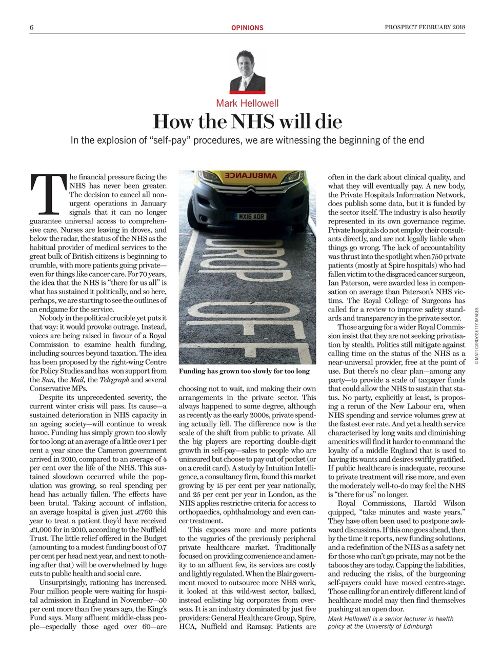 Prospect Magazine Preview Pages