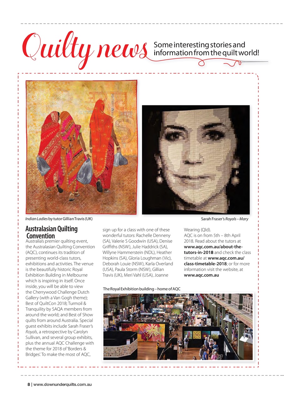 Down Under Quilts Preview Pages