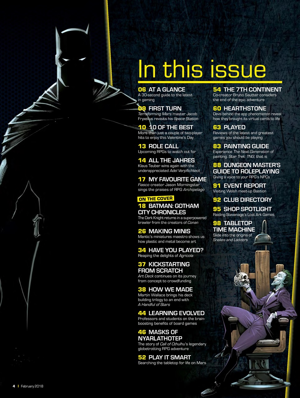 Tabletop Gaming Preview Pages