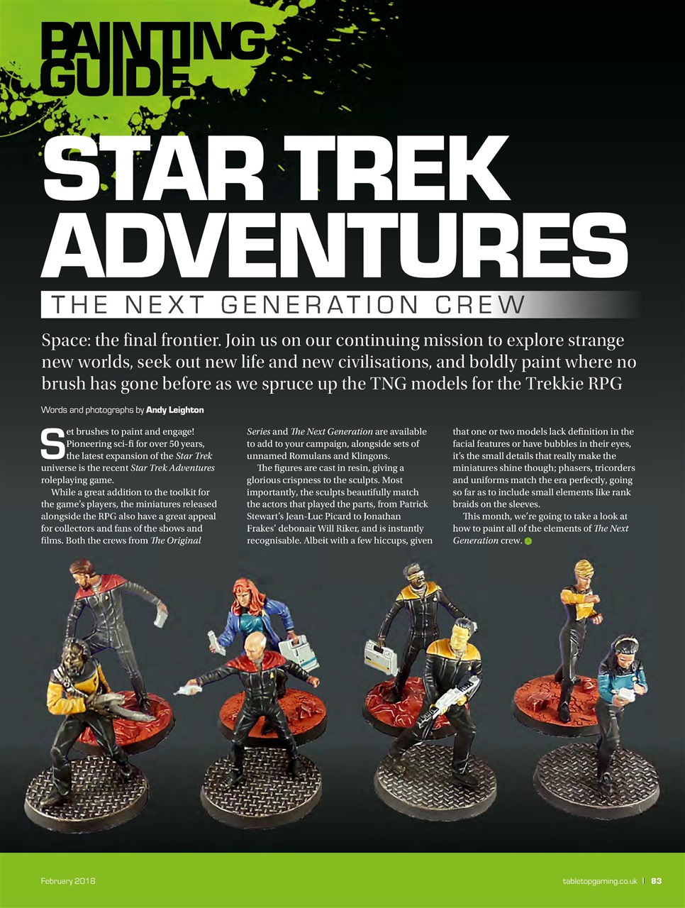 Tabletop Gaming Preview Pages