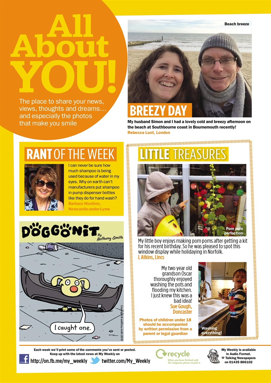 My Weekly Preview Pages