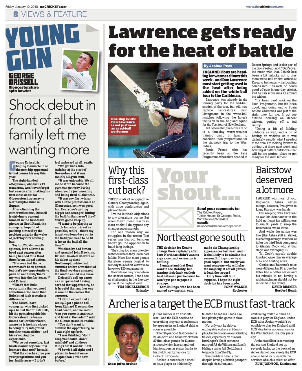 The Cricket Paper Preview Pages