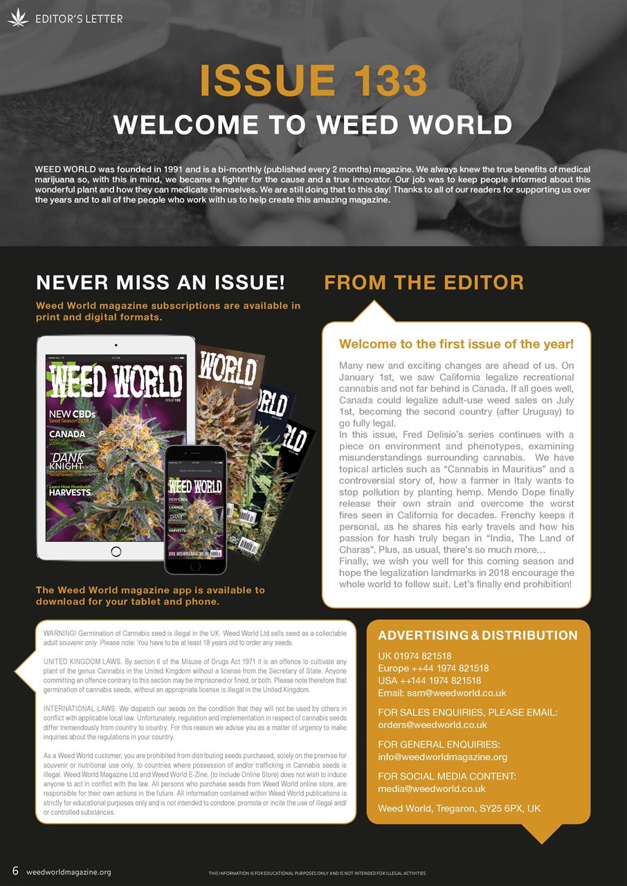 Weed World Preview Pages